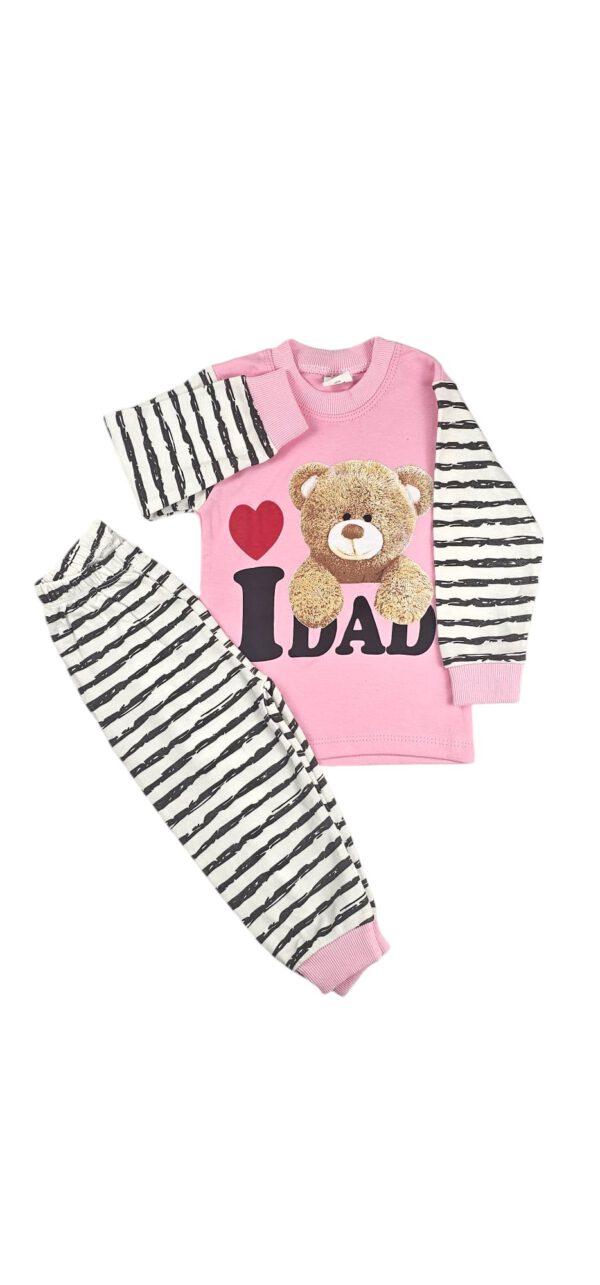 Schlafanzug 1-2-3 Jahre für Mädchen.