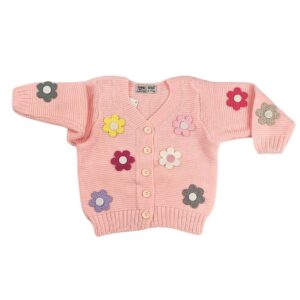 Strickjacke für Mädchen ((1-2)(2-3)(3-4)(4-5) Jahre.