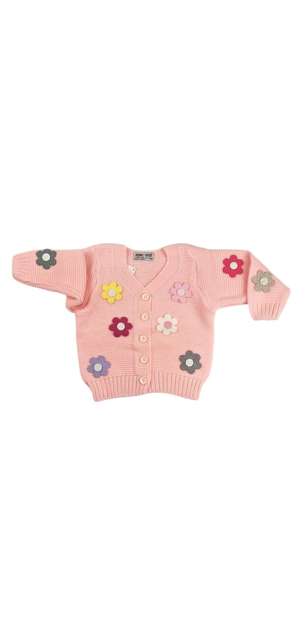 Strickjacke für Mädchen ((1-2)(2-3)(3-4)(4-5) Jahre.