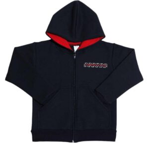 Sweatjacke mit Kapuze für 3-5 Jahre.