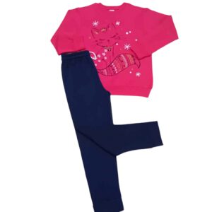 Sweatanzug-Set für Mädchen 6-12 Jahre.