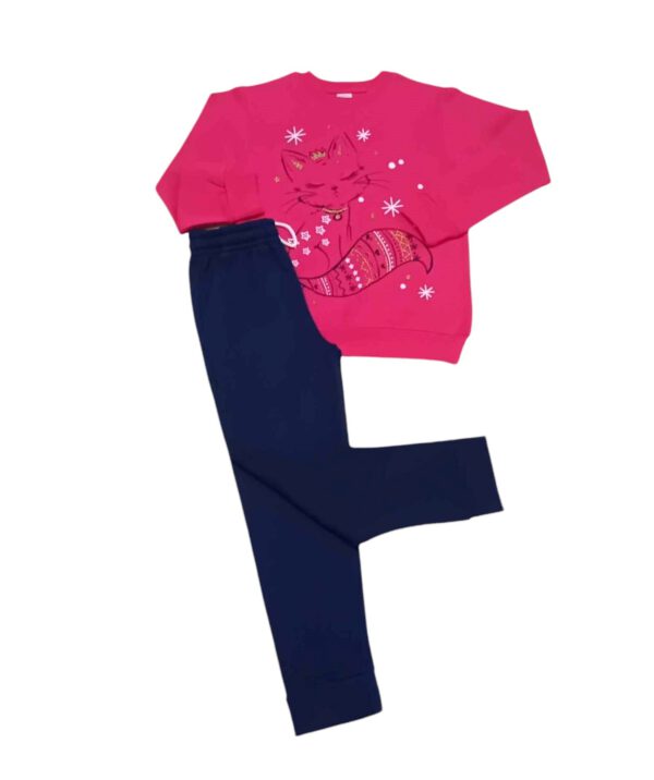 Sweatanzug-Set für Mädchen 6-12 Jahre.