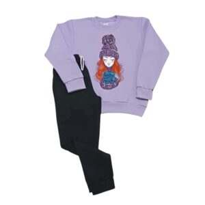 Sweatanzug-Set für Mädchen 8-12 Jahre