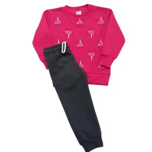 Sweatanzug-Set für Mädchen 1-5 Jahre.