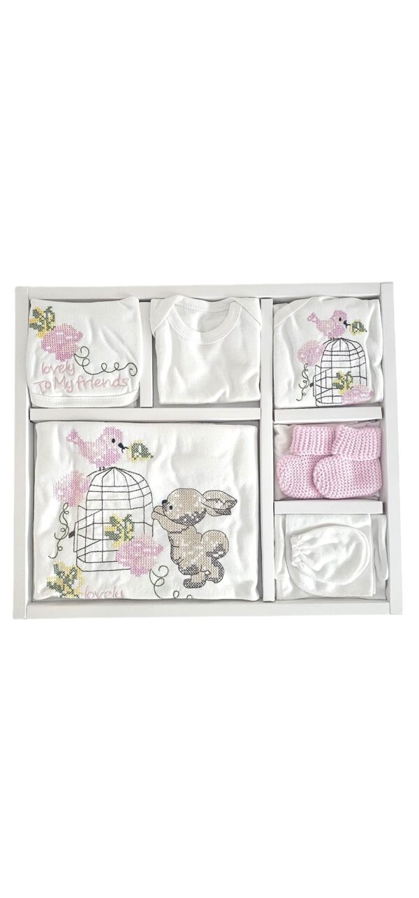 Babybekleidungsse 0-3 Monate. Für Mädchen aus Baumwolle.
